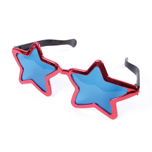Jumbo Metallic Star Glasses