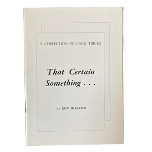 That Certain Something