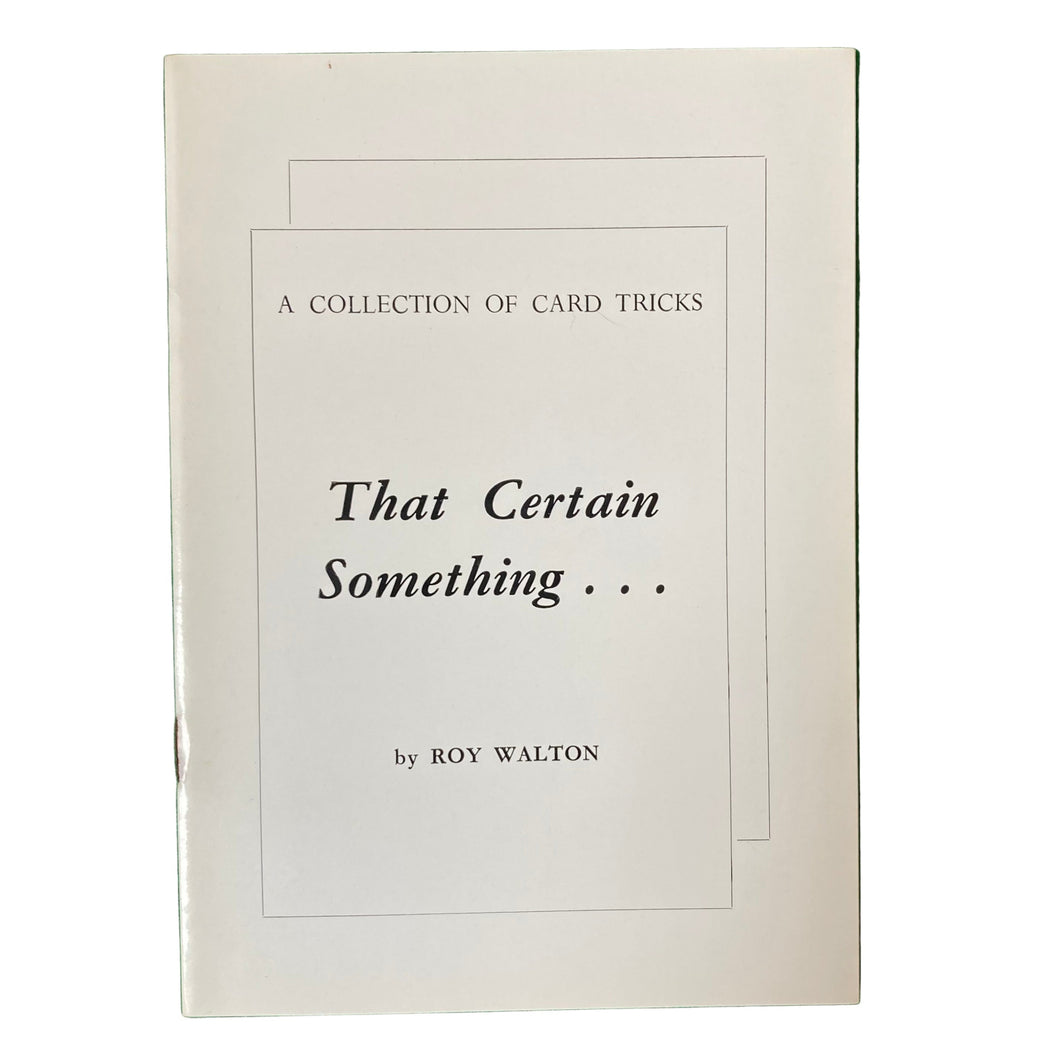 That Certain Something