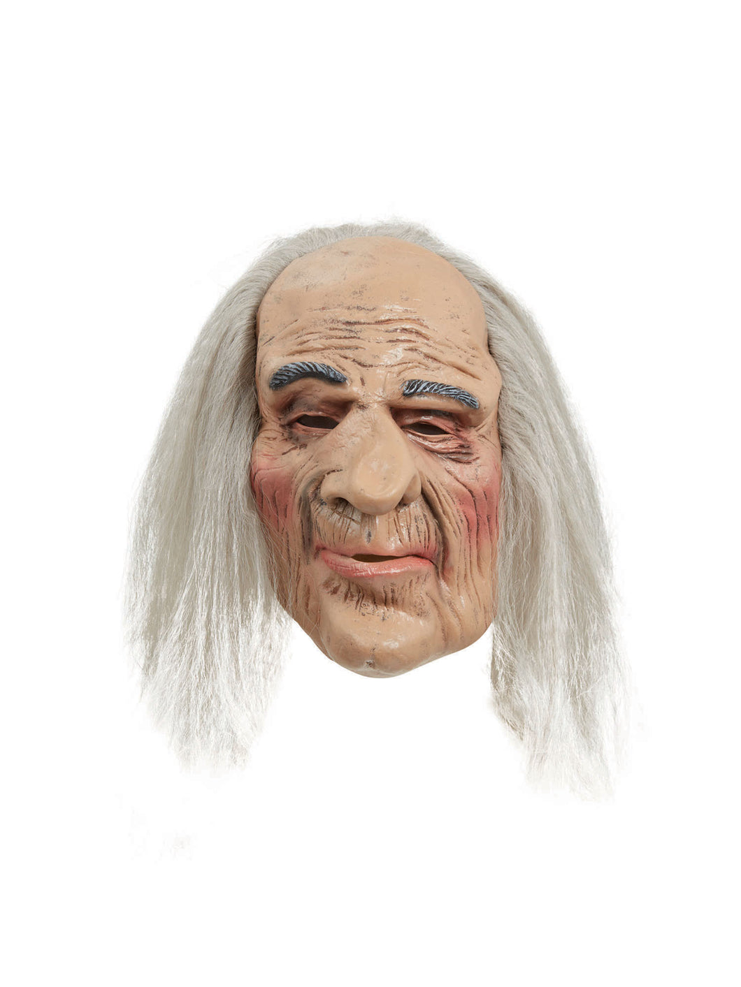 Old Man Mask with Hair