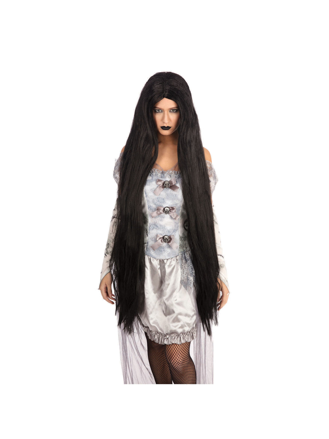 Long Black Witch Wig