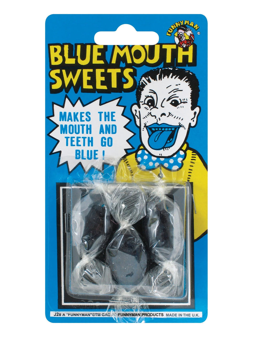 Blue Mouth Joke Sweets