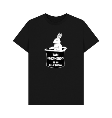 Black Printed T-shirt Front