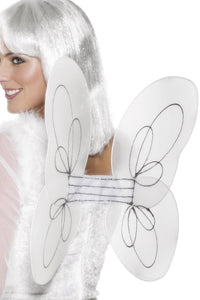 White Glitter Wings
