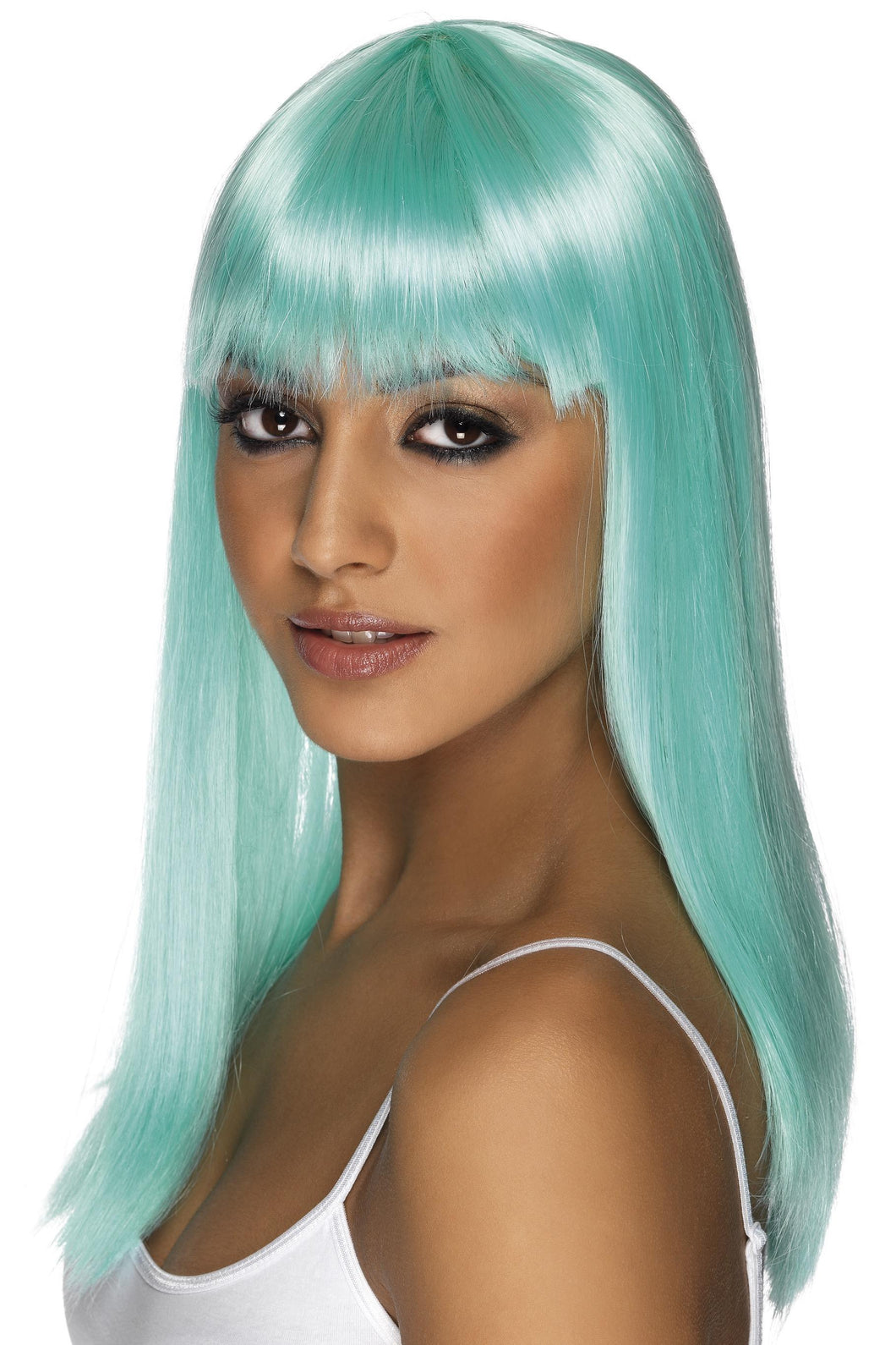 Neon Wig (Blue, Lilac, Yellow, Aqua, Orange, Pink, Purple ,Green, Red)