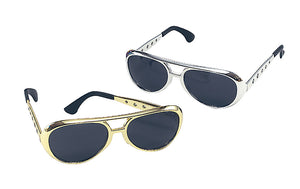 Gold Elvis Glasses