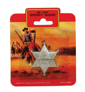 Sheriff/Cowboy Badge Metal