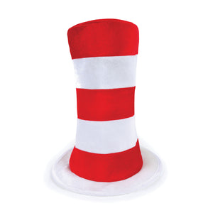 Red/White Striped Hat (Adult size)