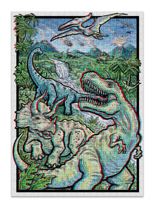 3D Dinosaurs Jigsaw Puzzle (500 pieces)