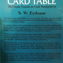 Load image into Gallery viewer, Expert at the Card Table by S. W. Erdnase
