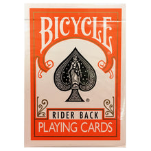 Load image into Gallery viewer, Bicycle Orange Playing Cards
