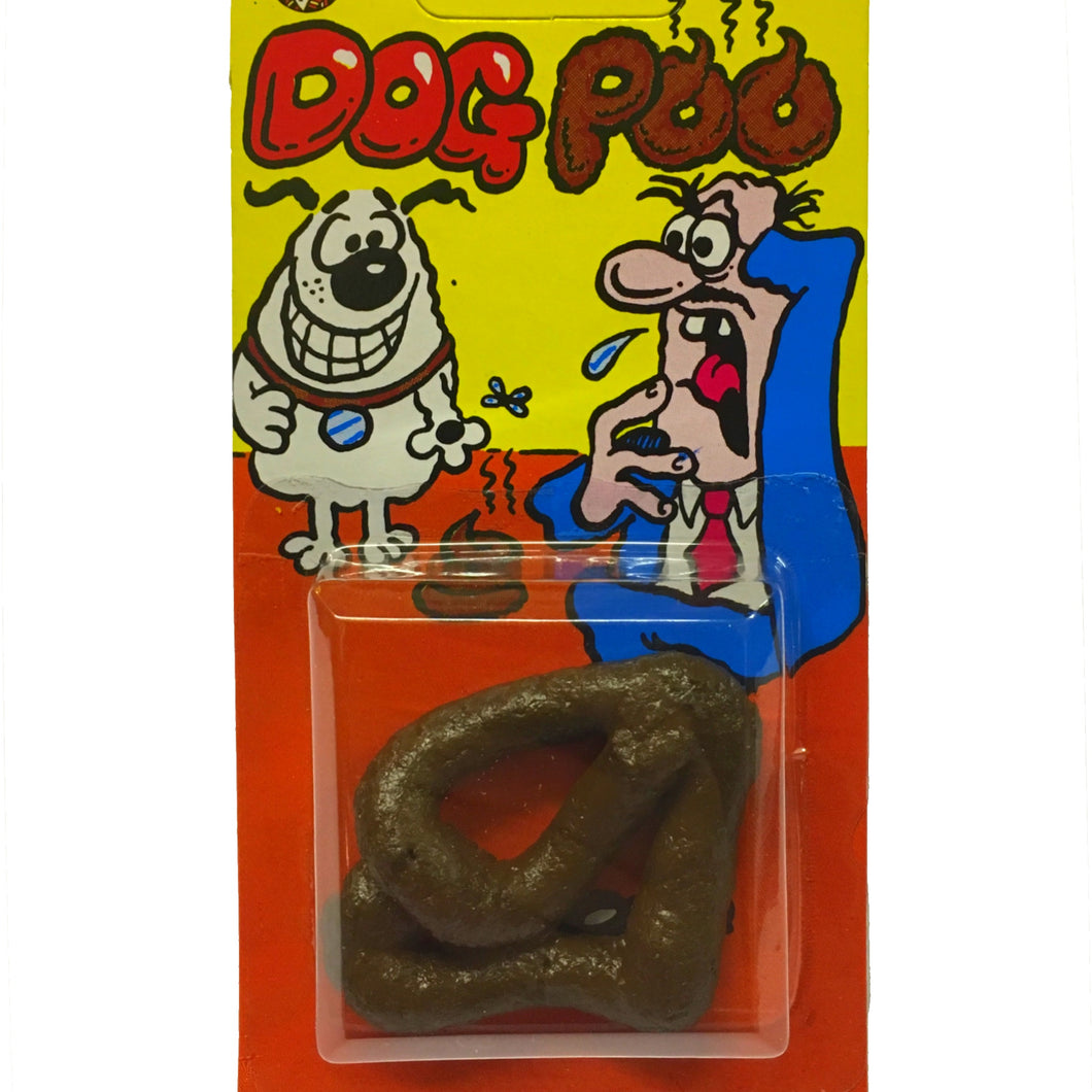 Realistic small plastic dog poo