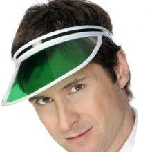 Load image into Gallery viewer, 80&#39;s Poker Visor (Green or Pink)
