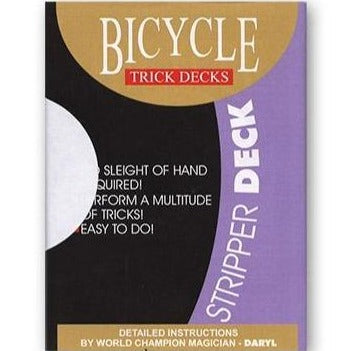 bicycle trick decks no sleight of hand required peform a multitude of easy to do tricks with detailed instructions by world champion magician daryl. Stripper Deck. 