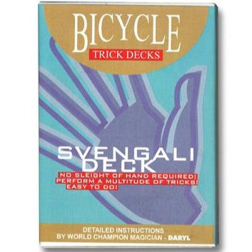 svengali deck no selight of hand required perform a multitude of tricks very easy to do magic bicycle trick decks detailed instructions by world champion magician