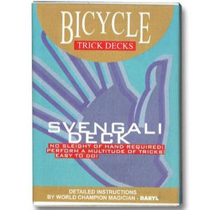 svengali deck no selight of hand required perform a multitude of tricks very easy to do magic bicycle trick decks detailed instructions by world champion magician